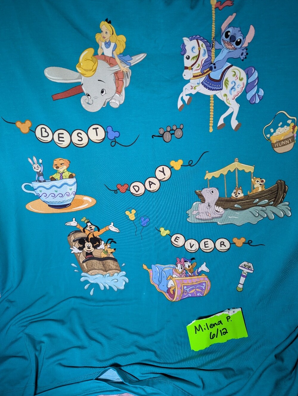 Lama Littles Bamboo best Day Ever tee
